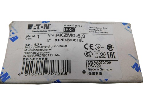 Eaton XTPR6P3BC1NL Manual Motor Protectors - Picture 4 of 4