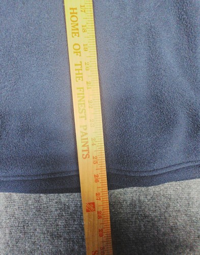 L.L Bean Men's Blue Navy Polartec Fleece Full Zip Vest Size XL #0ALA7 Pockets - Picture 7 of 7