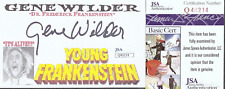 GENE WILDER Signed Autograph 3X5 Index Card JSA Young Frankenstein Willy Wonka GENE WILDER Signed Autograph 3X5 Index Card JSA Young Frankenstein Willy Wonka