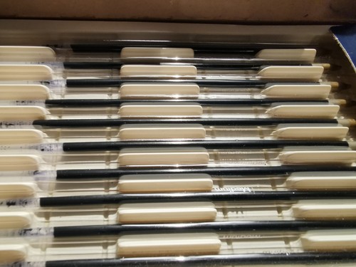 Vintage Biro kleiner Einsatz Minen Medium Box mit 50 Neu Old Shop Stock Stifte selten - Bild 8 von 11