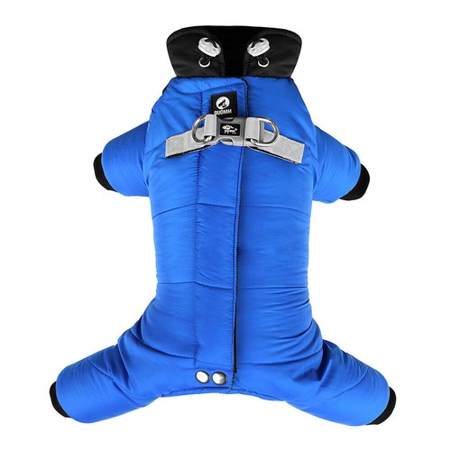 Haustier Schneeanzug für Hund Winter Hund Jacke Mantel Wasserdicht Warm Welpe Kapuze Kleidung - Bild 6 von 15