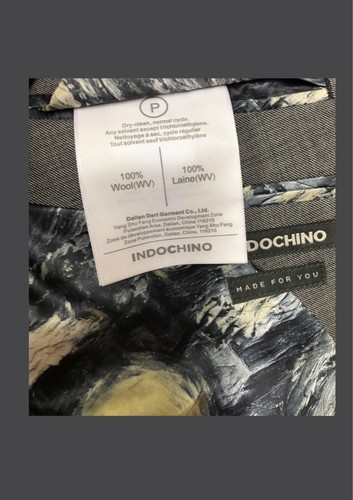 Indochino NEW $479 Bespoke Mens 36S Gray 100% WOOL Blazer Sport Coat 300094A - Picture 5 of 8