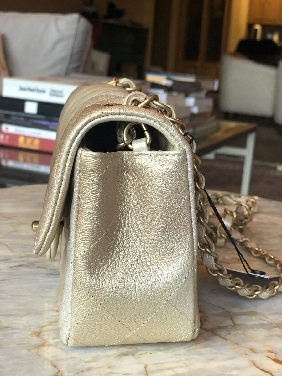 Chanel 22C Mini Rectangular Flap Bag Beige Metallic Ombre Chanel 22C Mini Rectangular Flap Bag Beige Metallic Ombre