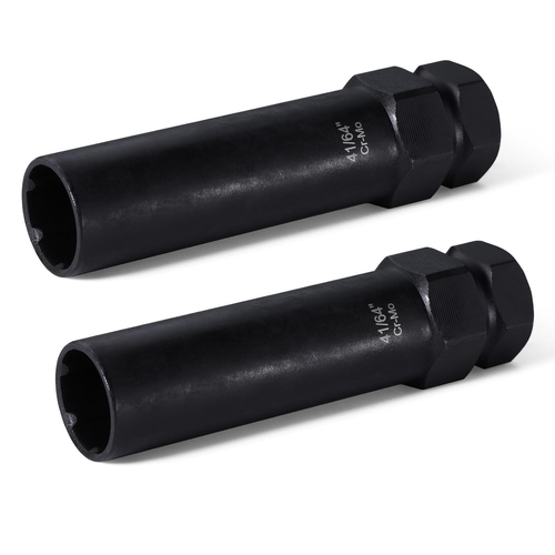 2 STCK. 6 Spline Lug Nut Steckschlüsselsatz Verriegelung Ausbau Werkzeug Radsicherung Ausbau Kit fo - Bild 10 von 12