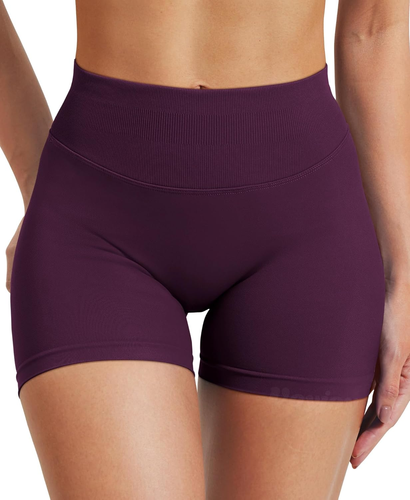 Women Workout Impact Shorts 3.6"/ 4.5"/ 6" Scrunch Butt Lifting Gym Seamless Boo - Picture 4 of 12