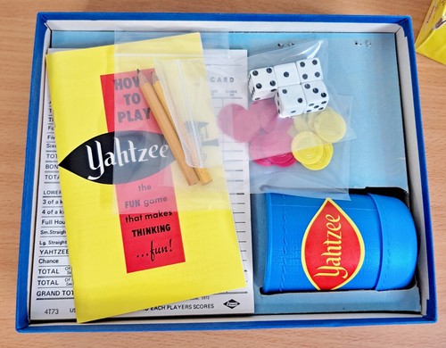 Juego ES Lowe Yahtzee 1973 Completo Vintage E950 - Imagen 7 de 12