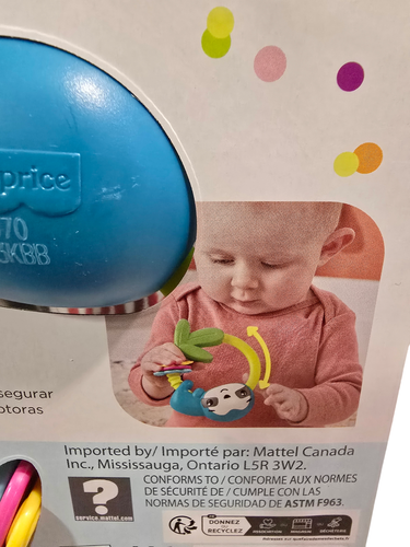 Fisher Price Slide & Clack Sloth NEW Kids Infant for 3 months + - Picture 5 of 6