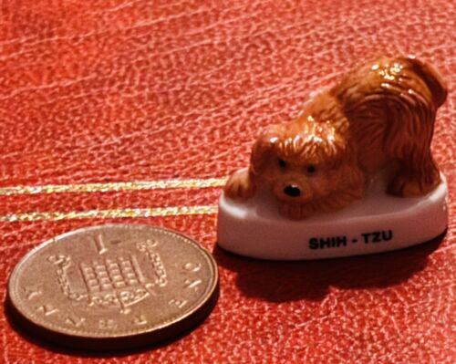 SHIH TZU DOG FRENCH MODEL MINIATURE ORNAMENT DOLLHOUSE PORCELAIN 1:12 - Picture 2 of 5
