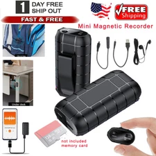Digital Voice Magnetic Voice Activated Spy Recorder Dictaphone Mini MP3 Player