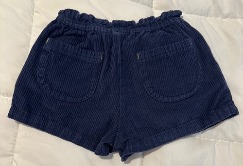 Mini Boden Blue Wale Cord Shorts EUC Girls Size 7 - Picture 2 of 2