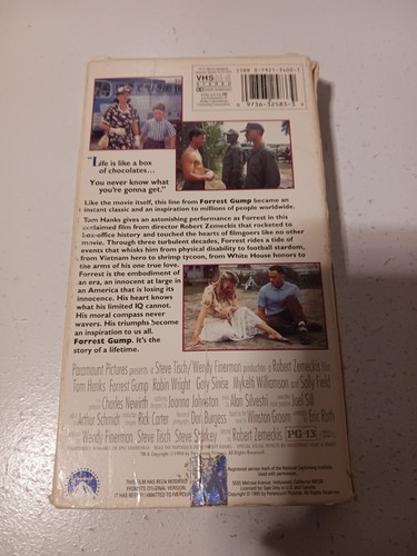 Tom Hanks Is Forrest Gump VHS Tape - Picture 2 of 2