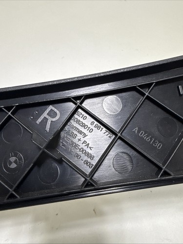 2009-2014 BMW 528i 550i 740i Front Right Lower Seat Trim Panel Cover 6981772 OEM - Picture 10 of 11