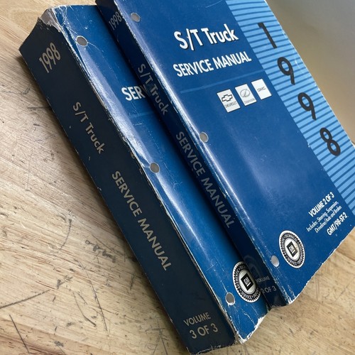 1998 S/T Truck Shop Service Repair Manuals Books 2,3 Chevrolet GMC Oldsmobile - Bild 9 von 10