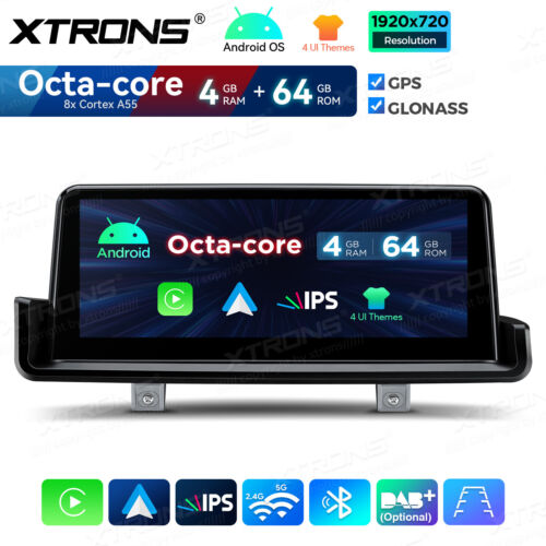 Android 14 8Core 10,25" IPS Car Stereo 4+64GB GPS Navi WIFI for BMW 3er E90 E91 - Picture 9 of 17