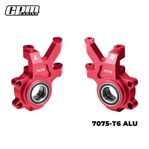 GPM 7075 Alloy Front Oversized Steering Blocks TRAXXAS 1/6 Funco Pro Sand Car 8S - Picture 5 of 17