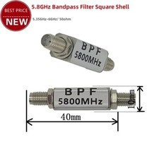 Square Shell 5.8GHz Bandpass Filter Graphic Transmission Remote Control Filter