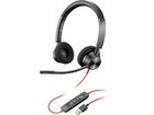 Plantronics Polycom - Blackwire 3320 USB-A Wired, Dual-Ear (Stereo) Headset 