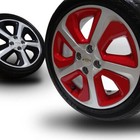 16" Insert Wheel Cover Molding Red Color for CHEVROLET Spark 2017-2018