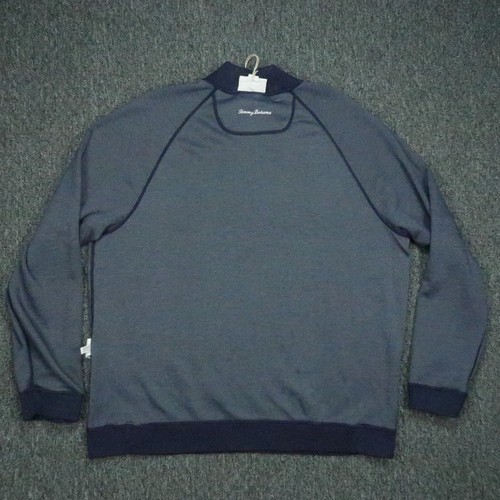 Dallas Cowboys Sweater Men XXL Blue Tommy Bahama Reversible Fairway Half Zip NWT - Picture 13 of 14