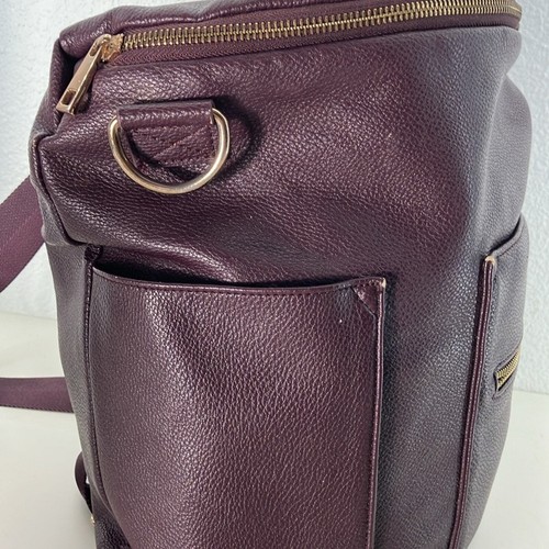 Rehkitz Design Full Size Wickeltasche - Pflaume Rucksack Crossbody Lila Baby Geschenk - Bild 5 von 11