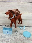 Barbie Teresa Pet Dog Ruby Irish Setter Vintage Glam N Groom Mattel Accessories