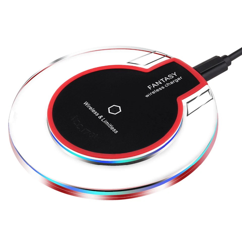 Qi Charger Pad Induktive Ladestation Wireless Kabellos Ladegerät für Samsung LG - Bild 4 von 4