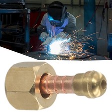 TIG WP-26 Welding Torch Power Cable Connector 10mm Brass Nut Practical Replace