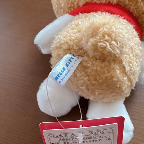 Hello Kitty × Tiny Chum Plush 7.5" & Mascot 3.3" Set – 2022 Rare Bear Suit 🧸💖 - Bild 6 von 15