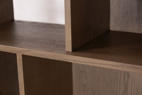 OAK BOOKCASE WOODEN CONTEMPORARY FURNITURE TWO COLOUR OPTIONS - Picture 24 of 34
