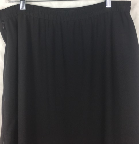 JS Collections Skirt Black Maxi Women Size 14 - Picture 3 of 6