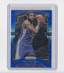 ERIC PASCHALL 19-20 PANINI PRIZM FAST BREAK BLUE PRIZM PARALLEL ROOKIE #/175