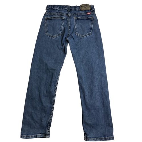 Wrangler Jeans Boys 12 Husky Classic Straight Fit Blue Dark Wash Denim - Picture 5 of 7