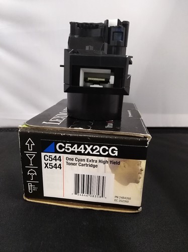 Genuine Lexmark C544X2CG Extra High Yield Toner OPEN BOX +FREE $25 GIFT card - Picture 2 of 2
