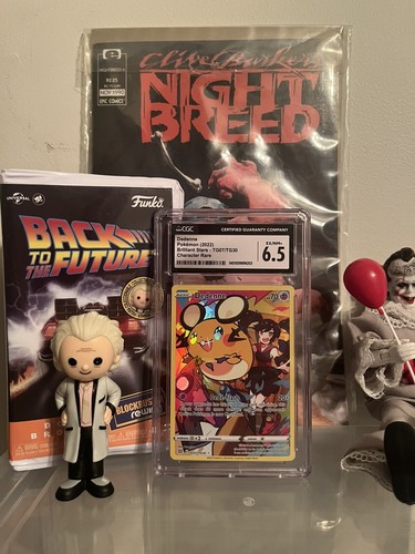 Personaje Dedenne TG07/TG30 Raro Calificado CGC 6.5 EX/NM+ Pokémon Estrellas Brillantes - Imagen 1 de 2