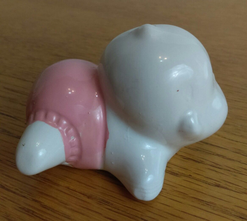CW II Small White Crawling Baby in Pink Ceramic Figurine 3 inch - Picture 3 of 7