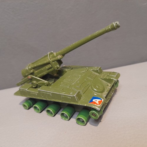 Vintage Matchbox K107 Battle-Kings 155mm Howitzer 1974 Military Diecast Metal - Picture 1 of 17