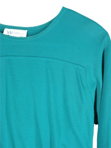 Vintage Walden Petite Women's 3/4 Sleeve Dress Green Size 10 - Picture 5 of 8