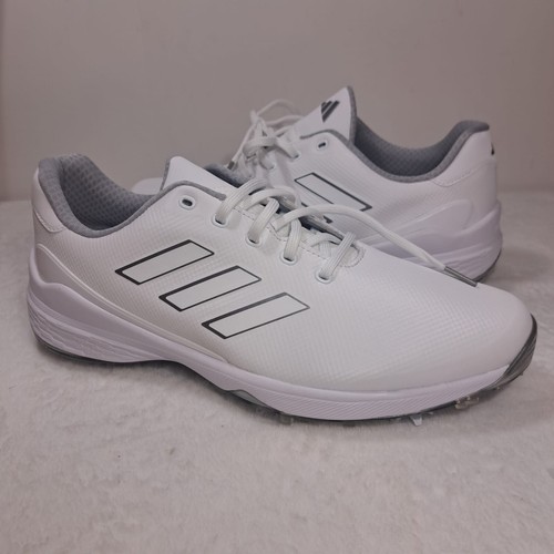 Adidas Golf ZG23 Lightstrike Para hombres Blanco/Plateado Zapatos de Golf - Talla 12 GW1177 NUEVO - Imagen 2 de 11
