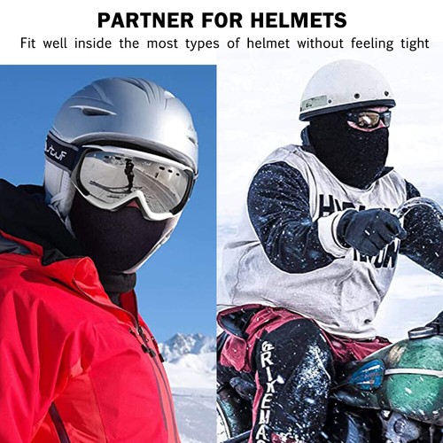 Winter Gloves Touch Screen Windproof Thermal Balaclava Face Mask Skiing Cycling - Imagen 18 de 22