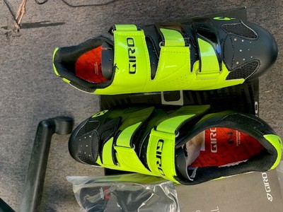 Giro Prolight Easton EC90 SLX Carbon Road Shoe Yellow Highlighter Black New