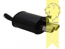 Sportauspuff Endschalldämpfer für Mercedes Benz SLK R170 2 x 76mm SR-Design