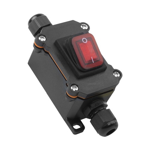 12V 30A Inline Kabelschalter IP65 Wasserdichter Ein-Aus-Schalter mit Lichttasten - Bild 12 von 21