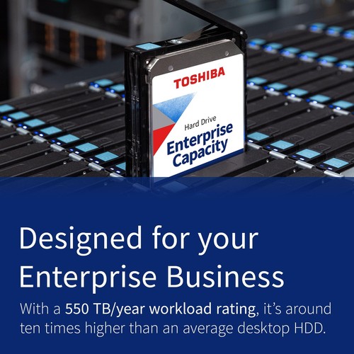 Toshiba MG Series Enterprise 10TB 3.5’’ SATA 6Gbit/s Internal HDD 7200RPM 550... - Picture 2 of 5
