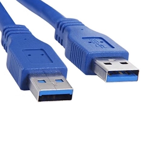 USB 3.0 Type A Male to Male AM TO AM Plug Cable Lead High Speed Blue 0.6m 1m - Picture 3 of 5