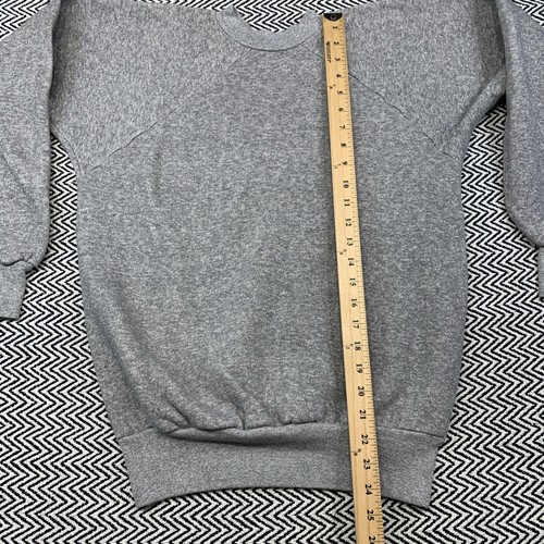Sudadera Pullover Gris Cuello Redondo Vintage Años 60 Healthknit PARA HOMBRES GRANDE USADA EN EXCELENTE ESTADO - Imagen 5 de 7