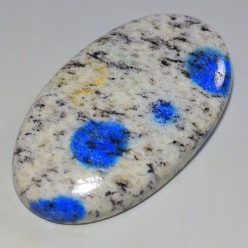 HIGH QUALITY NATURAL BLUE DOTS MOTHER OF FAMILY K2 OVAL CABOCHON GEMSTONE AV- - Picture 17 of 18