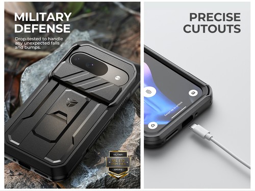 Funda Dexnor Cuerpo Completo Antigolpes para Google Pixel 9 con Cubierta de Cámara - Imagen 11 de 60