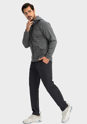 Men'S Sweatpants with Zipper Pockets Tapered Joggers for Men Athletic Pants for - 第 6/12 張圖片