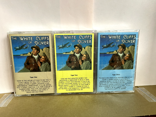 The White Cliffs Of Dover movie soundtrack set of 3 cassettes brand new sealed - Picture 1 of 3