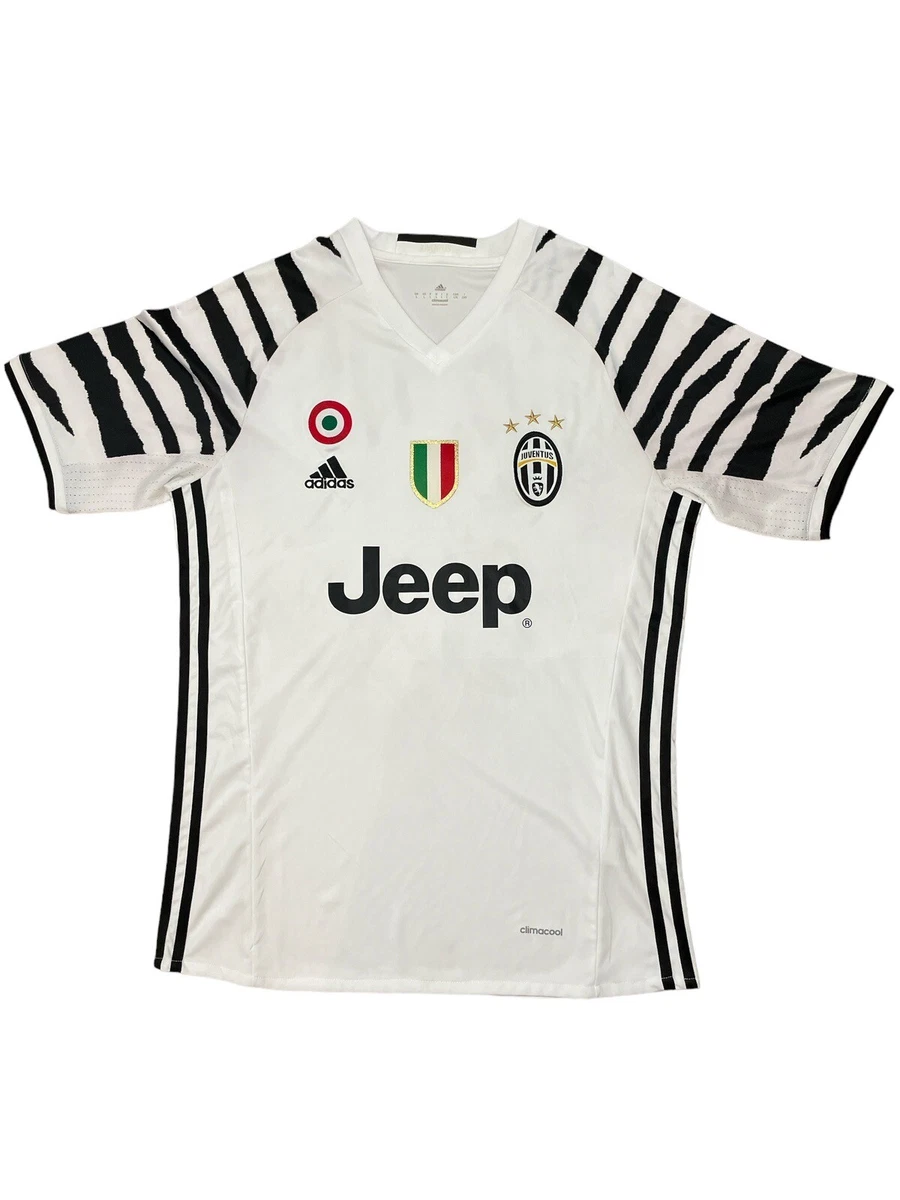 Authentic Paulo Dybala Adidas Champions League Juventus Zebra Jersey Size Large